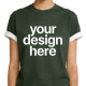 Dark Green Rolled Sleeve T-Shirt