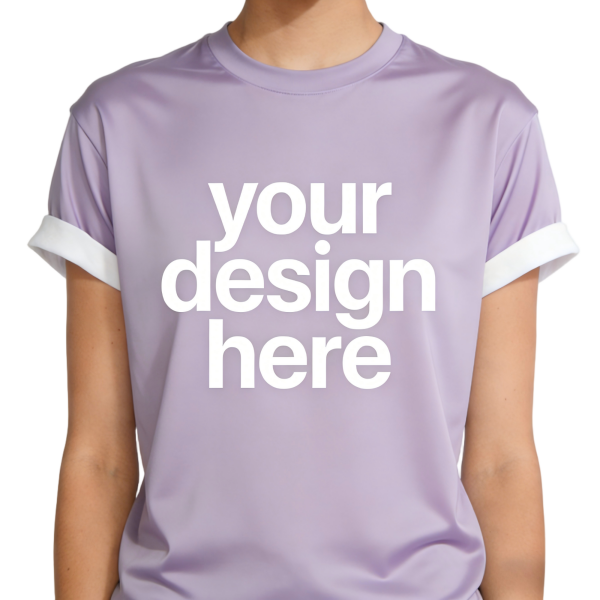 Lavender Raglan Sleeve T-Shirt