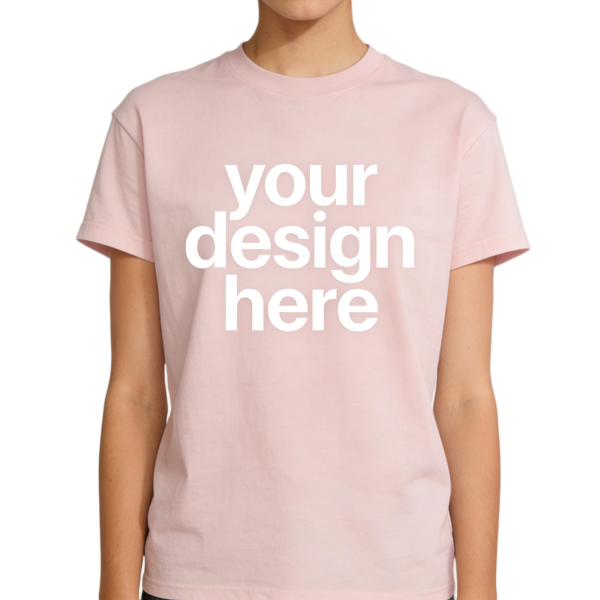 Light Pink Classic Crew Neck T-Shirt