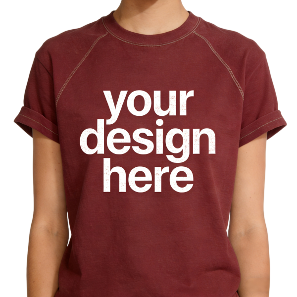 Maroon Raglan Sleeve T-Shirt