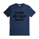 Deep Navy Heavyweight Cotton Workwear T-Shirt