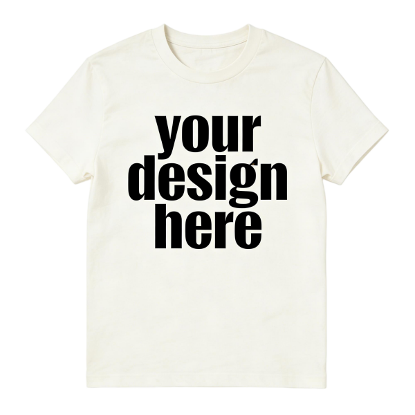 Cream Classic Crew Neck T-Shirt