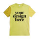 Lemon Yellow Contrast Sleeve T-Shirt