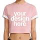 Light Pink Cropped T-Shirt