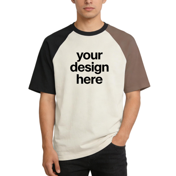 Vintage Tri-Color Raglan Baseball T-Shirt