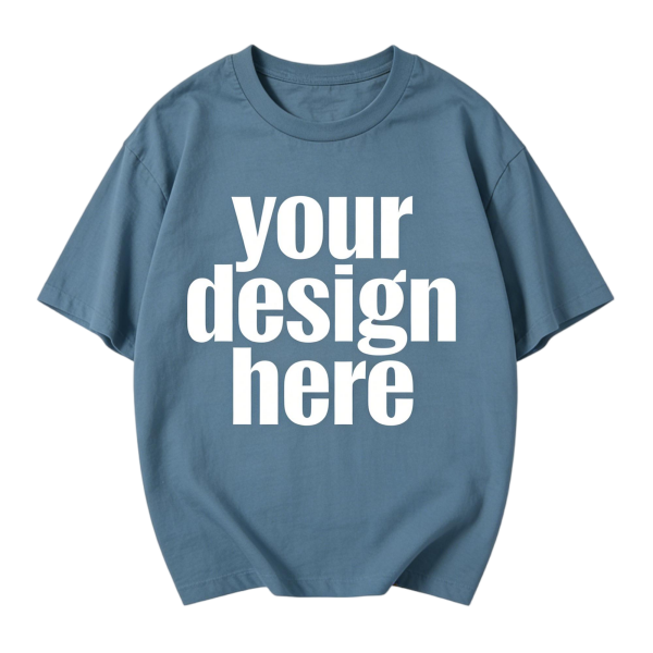 Teal Oversized Crew Neck T-Shirt